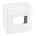 CAIXA EXTERNA C/PLACA 01 MOD BRANCA SLEEK MARGIRIUS
