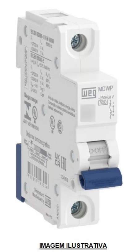 WEG DISJUNTOR DIN UNIPOLAR 63A