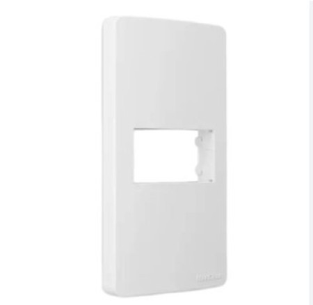 PLACA 4 X 2 BRANCA SLEEK 01 MOD C/SUP MARGIRIUS